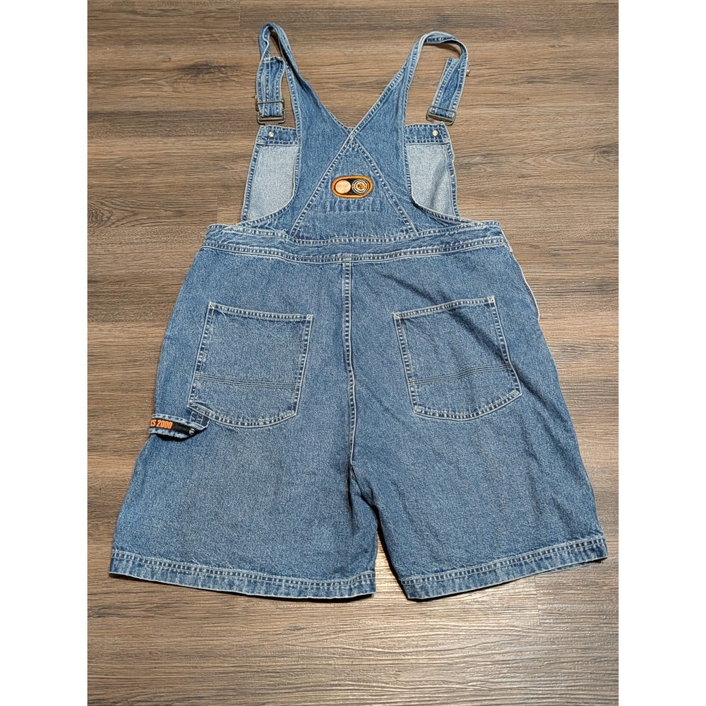 Pepe Jeans London PS 2000 Vintage 90s Denim Shortalls Overalls Mens Large Blue